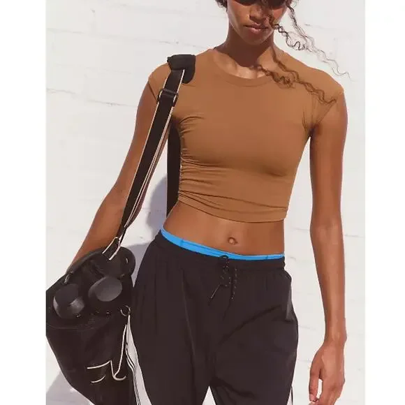 Free People Women's Twig Never Better Ultra-Light Cropped Tee Size S - Picture 3 of 8